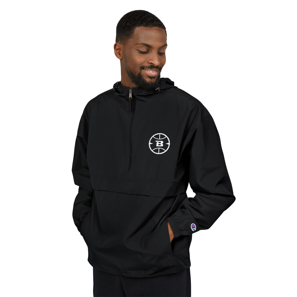 Logo Collection Champion Windbreaker Jacket | Embroidered
