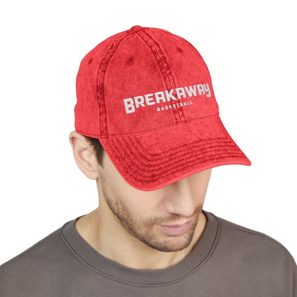Breakaway Basketball Vintage Fade Baseball Hat | Embroidered