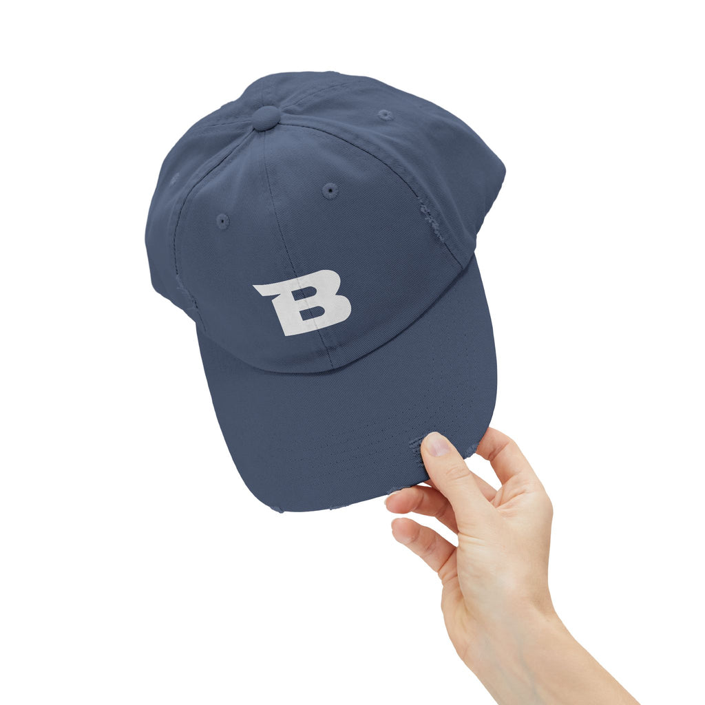 Breakaway B Baseball Hat | Distressed