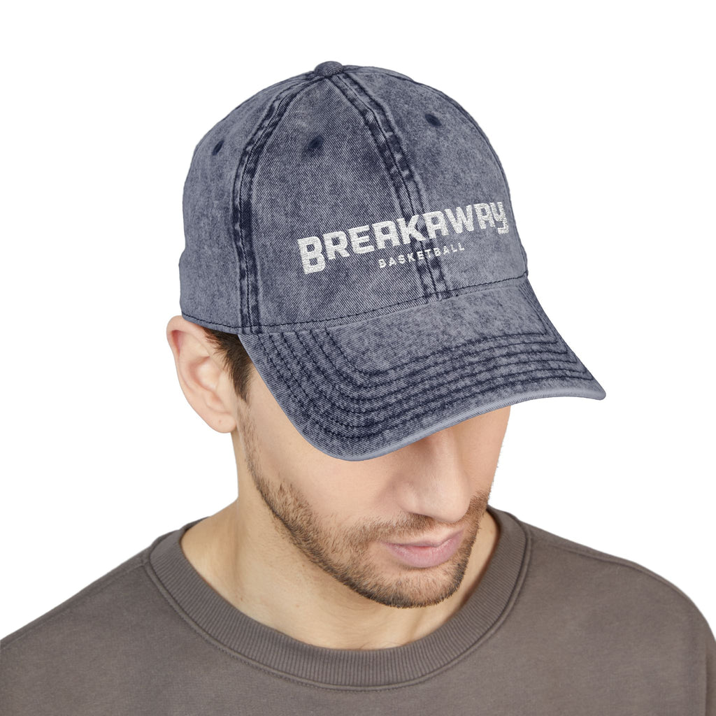 Breakaway Basketball Vintage Fade Baseball Hat | Embroidered
