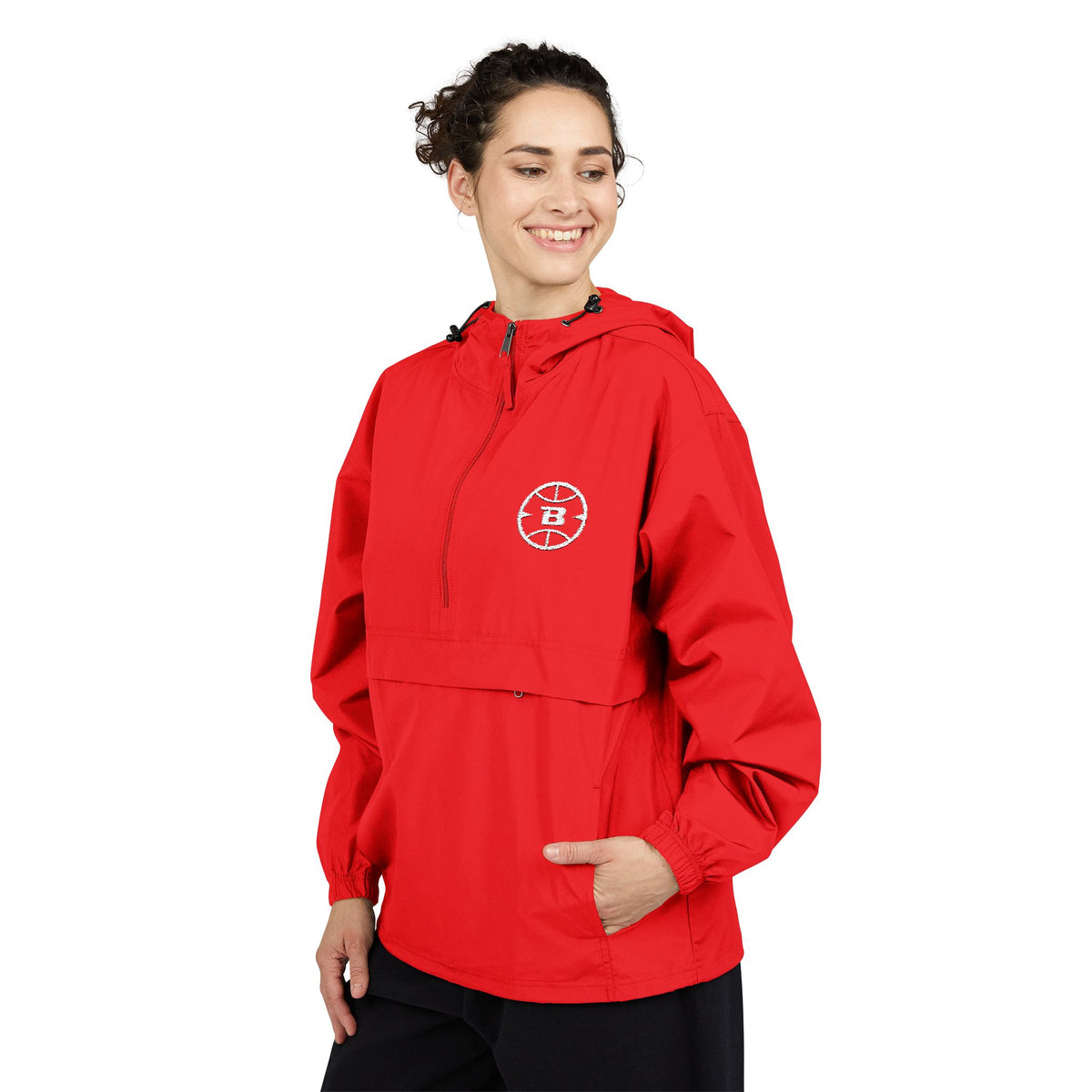 Logo Collection Champion Windbreaker Jacket | Embroidered