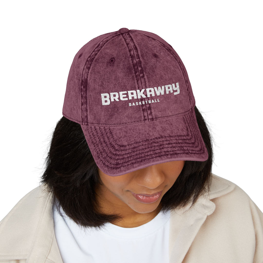 Breakaway Basketball Vintage Fade Baseball Hat | Embroidered