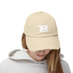 Breakaway B Baseball Hat | Distressed