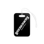 Breakaway Basketball Black Luggage Tag | Double-sided