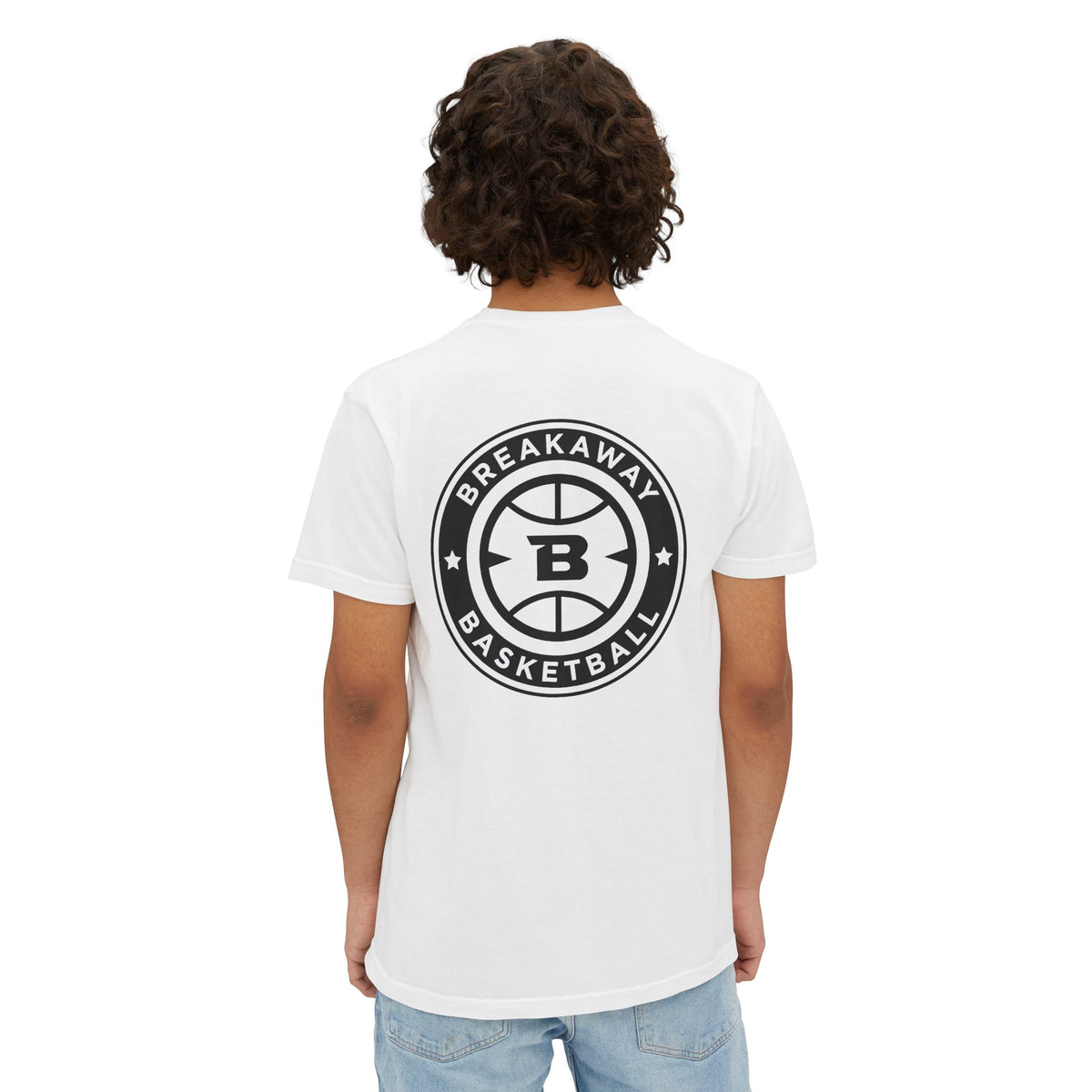 Breakaway Basketball Pocket Tee | Double Sided
