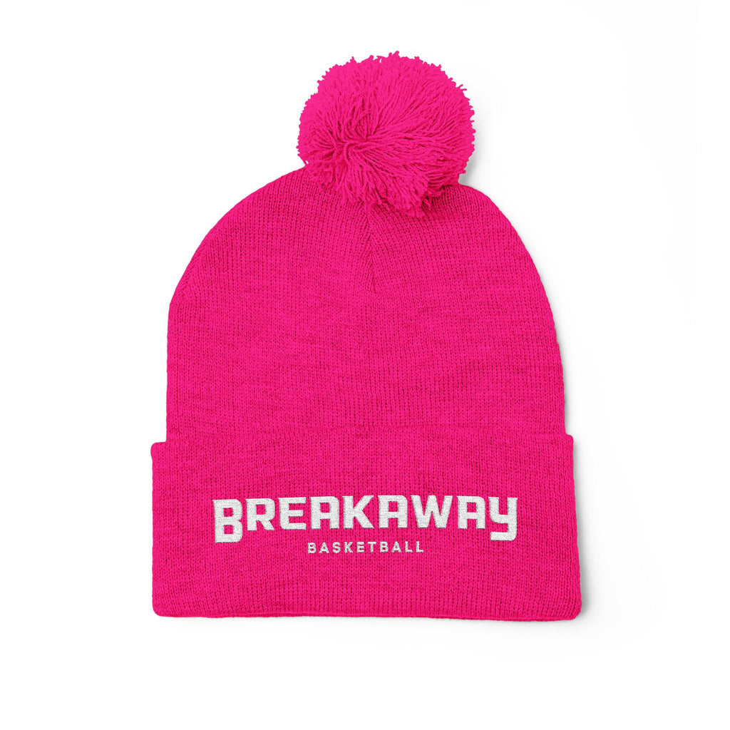 Breakaway Basketball Pom-pom Beanie | Embroidered