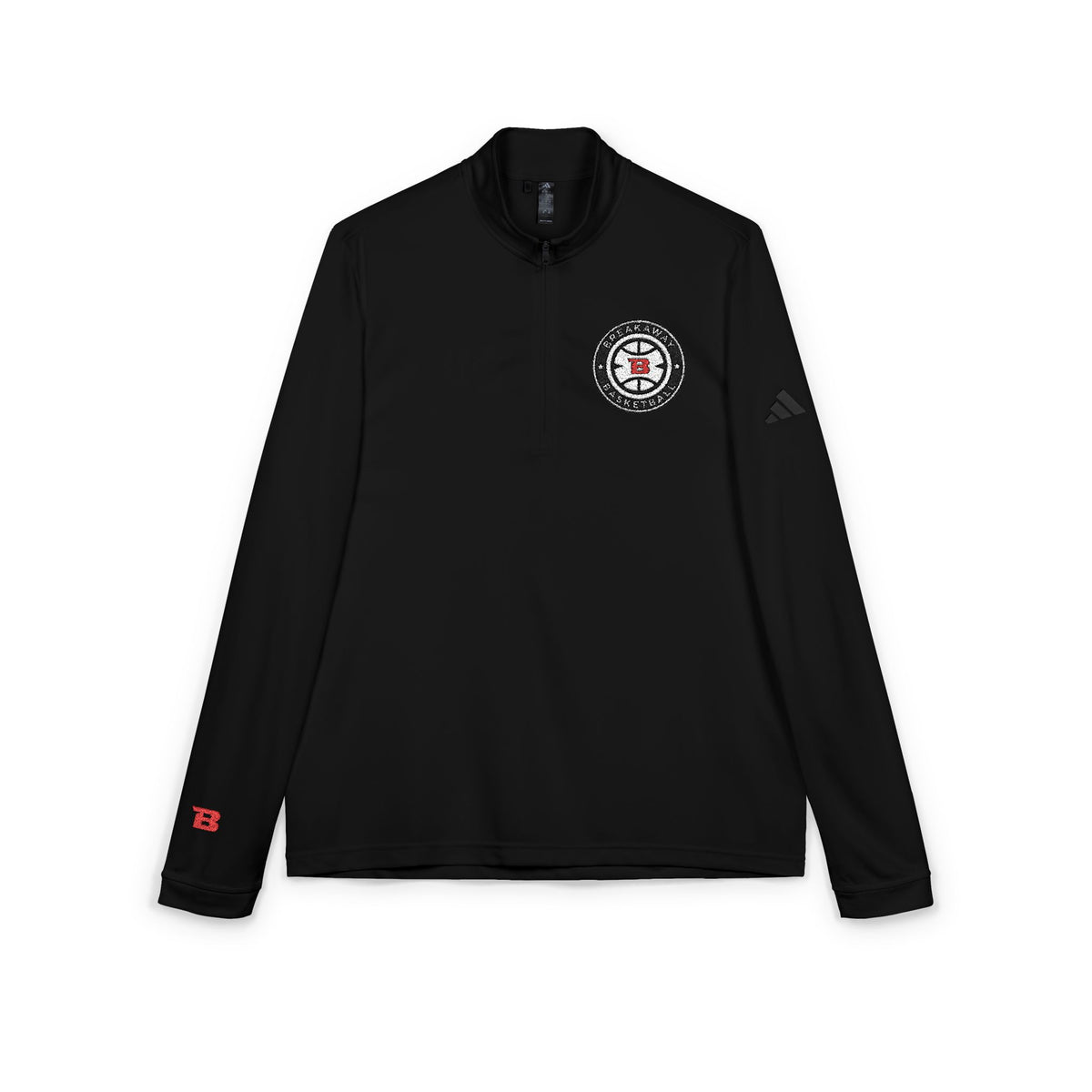 Breakaway Basketball Adidas Quarter-Zip Pullover | Embroidered