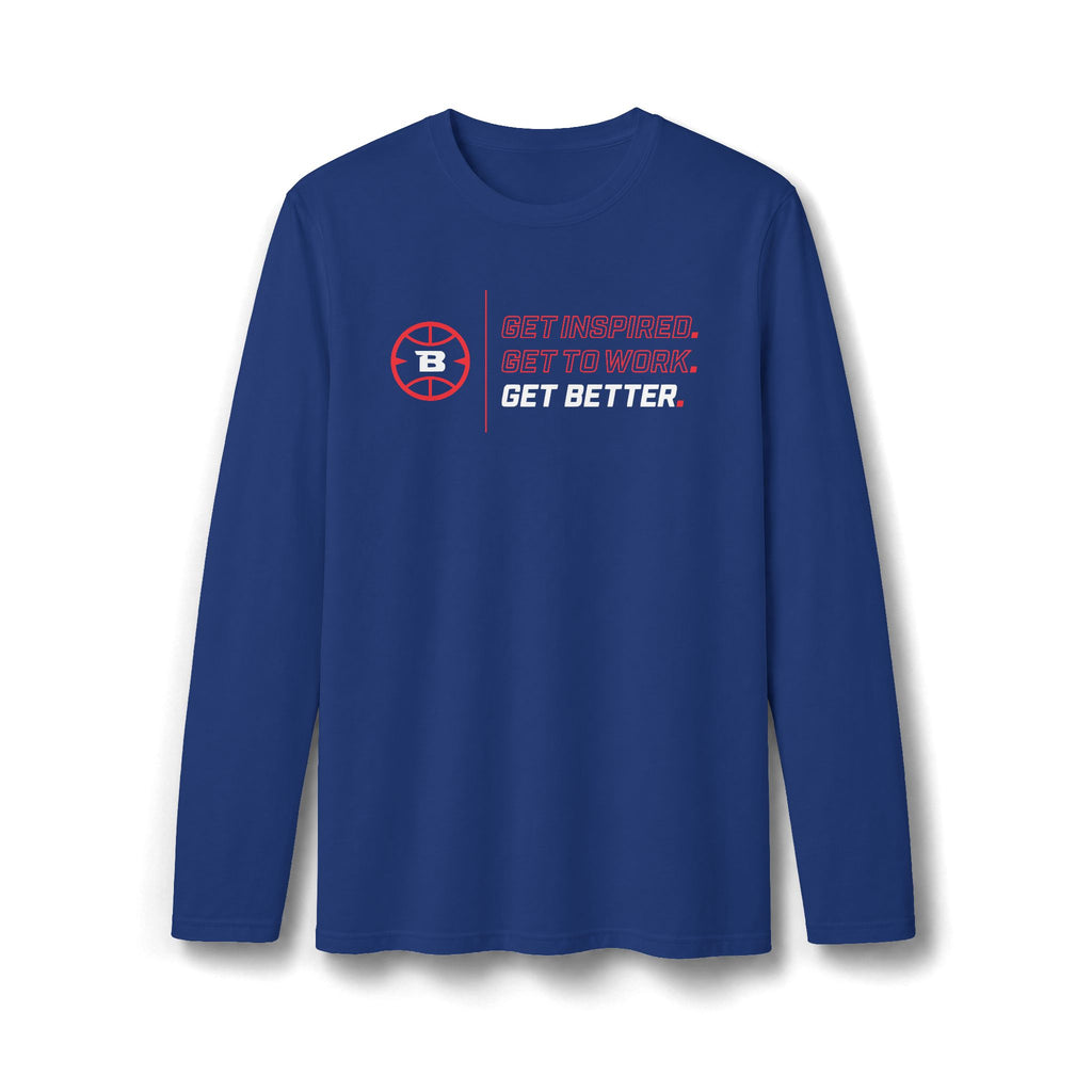 Get Better. Long Sleeve Gildan Tee | ADULT