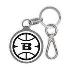 Logo Collection Black & White Acrylic Keychain | Long