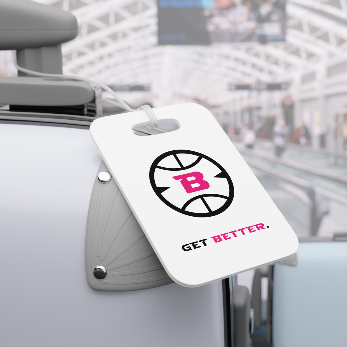 Breakaway Basketball Pink Edition Luggage Tag | Double-sided