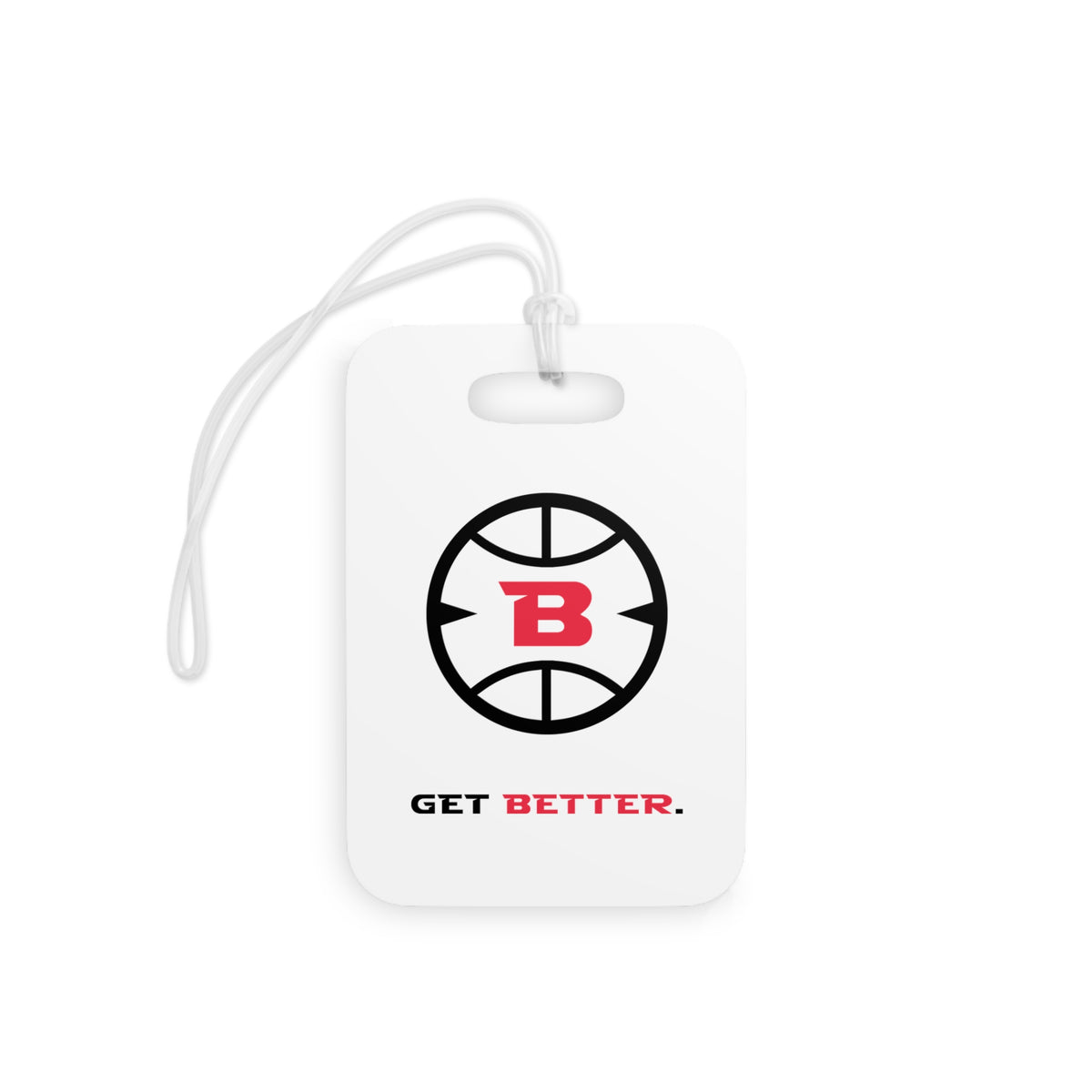 Breakaway Basketball Red Edition Luggage Tag | Double-sided