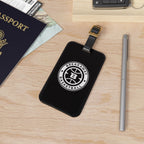 Breakaway Basketball Leather Luggage Tag