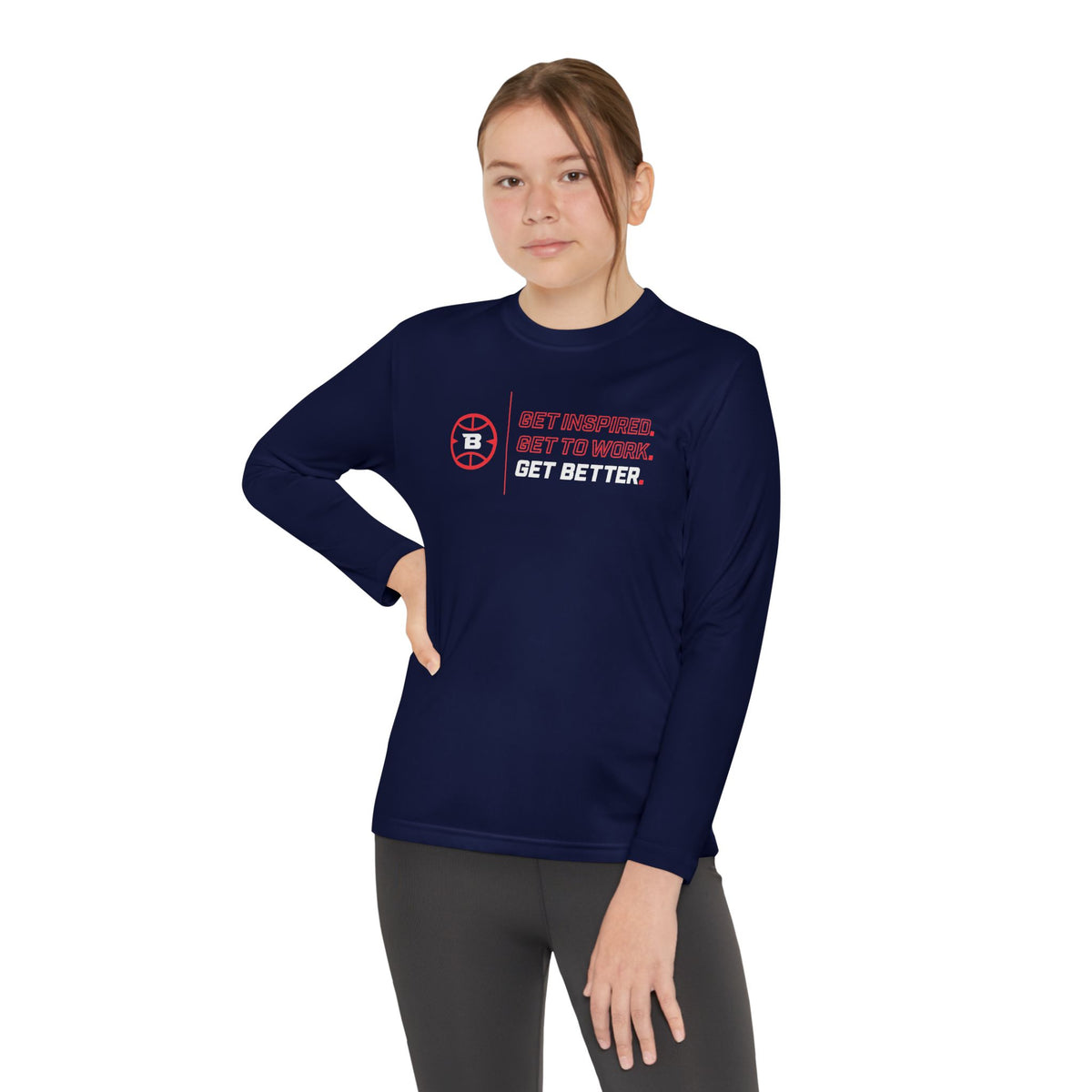 Get Better. Lightweight Long Sleeve Tee | YOUTH