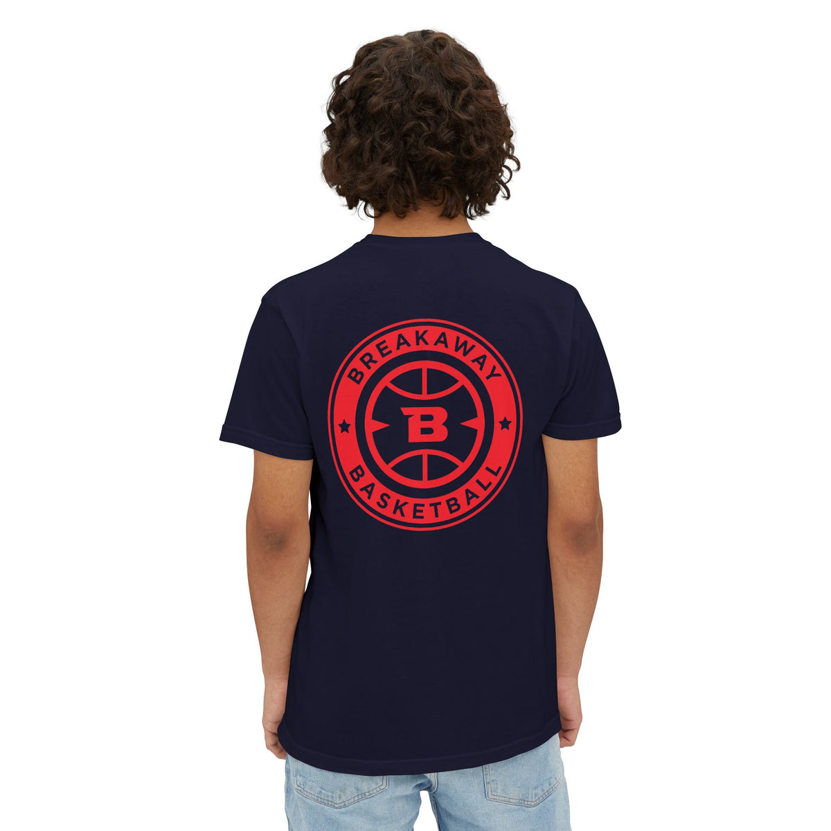 Breakaway Basketball Pocket Tee | Double Sided
