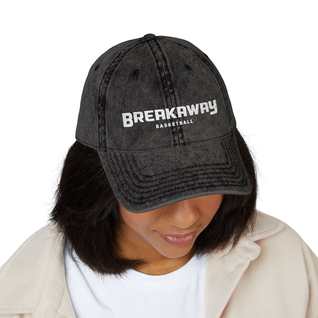Breakaway Basketball Vintage Fade Baseball Hat | Embroidered